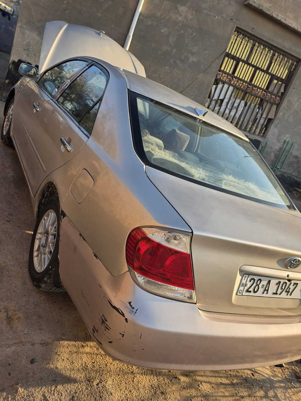 كامري خليجي موديل 2004
بيه صبغ جماليه 
مكينه اربعه اسلندر
رقم جديد بسمي تحويل ثاني يوم
الاتصال ***********
