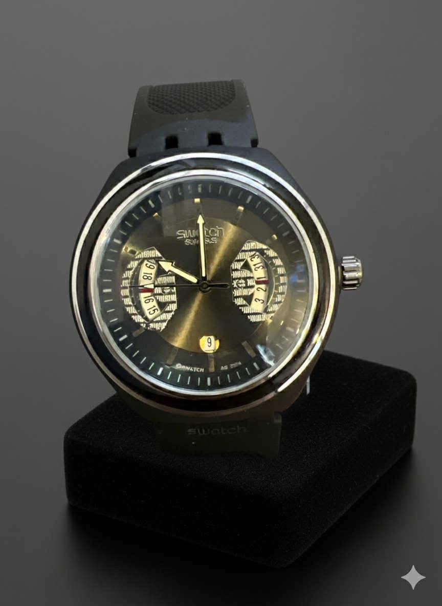 للبيع: ساعة Swatch  ⌚🇮🇶
• النوع: Swatch Irony (أصلية 100%).
• الحالة: نظيفة جداً، مكينة وشغال دقيق.
• المميزات: مكينة  (Swiss Made)، مقاومة للصدأ، وقايش سيليكون مريح.


**إذا كنت صاحب هذا الإعلان وتريد حذفه لأي سبب، رجاءا أرسل رسالة إلى الدعم الفني**