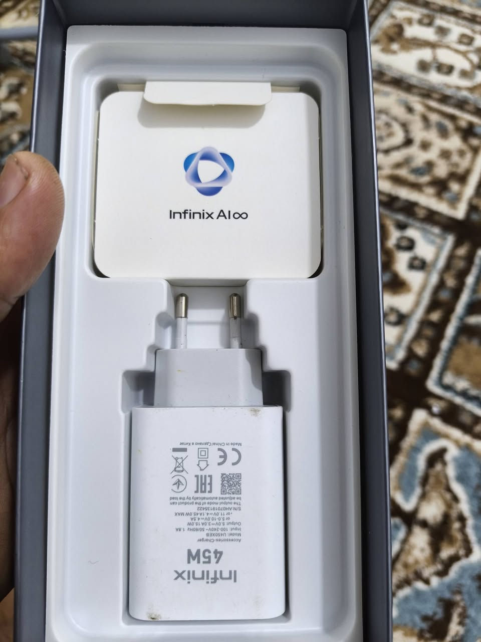 انفنكس نوت 50s ذاكرة 256
رام8+8 معالج دايمن ستي 7300الترا
بوبجي 90فريم كامرة 64 بطارية 5200
كامل ملحقات نظافة 99 الكوت المركز 
السعر خاص اواتصال***********
