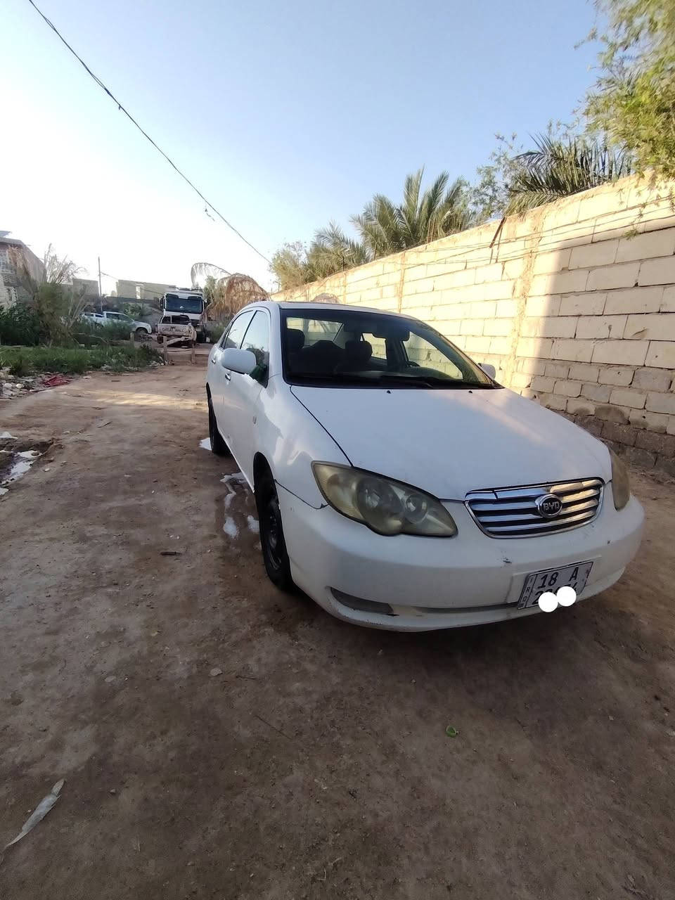 سلام عليكم 
بي واي دي f3 موديل 2011 رقم بابل نكليزي سنويته 28 كير محرك تبريد صدر كلها خير من الله السعر 39 وبيه مجال مكاني نجف 
***********
