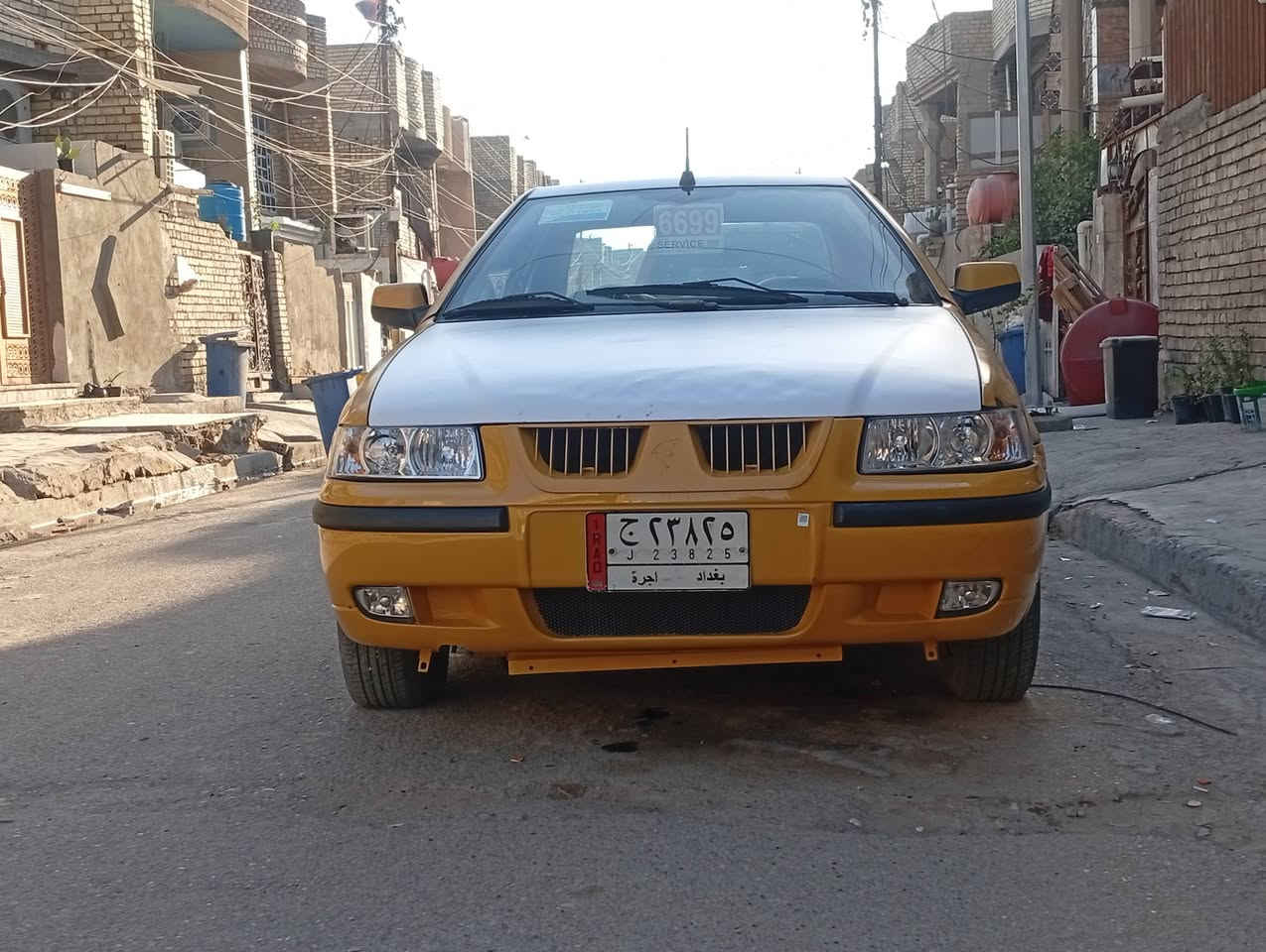 سلام عليكم سمند للبيع موديل 10بسمنه السياره جاهزه كير محرك تبريد تخم تاير كهربائيات كله شغاله سنويه صاقطه السياره لاضربه ولا صبغ ترايك وين ما يعجبك السعر 28العنوان بغداد المدينه ***********
