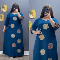 دشداشه نسائي • كشمير ايطالي • مقاسات 2XL-5XL