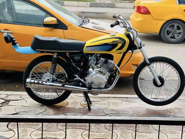 #سلام عليكم دراجه للبيع محرك سيجي الدراجه اوراق سكنر سعر 750 و بيها مجال للطيبين دراجه بدون سبايدر خاص مقفول الستفسار ***********
