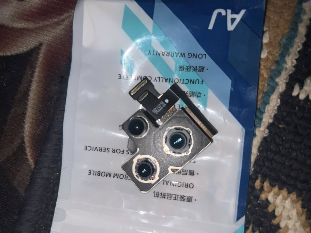 السلام عليكم كامرات ايفون 12برو ماكس شغالة ومابيها اي شي فقط X1بيها هزه قليله بورتريه فيديو كُلة شغالة شرط ع فحص مكاني ديوانيه مركز وسعرها قفل 50الجديد دتنباع ب 75 واتساب ***********
