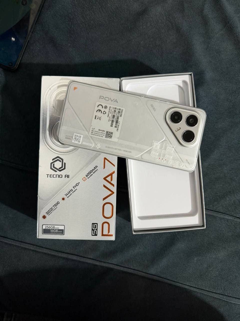 الجهاز مستعمل 4ايام فقط TECNO POVA 7 5G
ذاكرة عشوائية 256
رام 16
شاشة بدقة فائقة 144هيرتز 
بطارية 🔋 6000 شاحنة 45 واط 
السعر 310 💵


**إذا كنت صاحب هذا الإعلان وتريد حذفه لأي سبب، رجاءا أرسل رسالة إلى الدعم الفني**