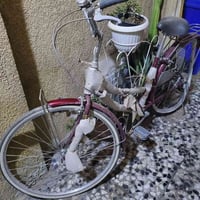 قيم واخذ بايسكل جديد ما مركوب بس مره او اثنين  ويل خلفي اعوج من جبته ر...