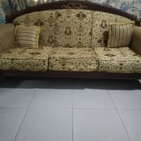 طقم قنفات ١٠نفر • خشب زان • شغل ثقيل