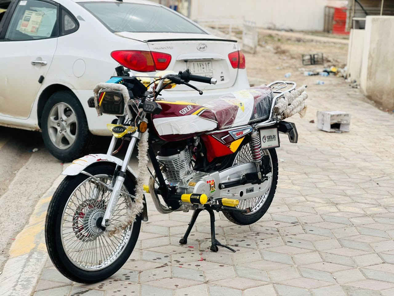 السلام عليكم دراجه للبيع تايكر موديل ٢٥ دراجه حلوه وما ناقصه كلشي الدراجه بس الشاشاه طافيه***********
