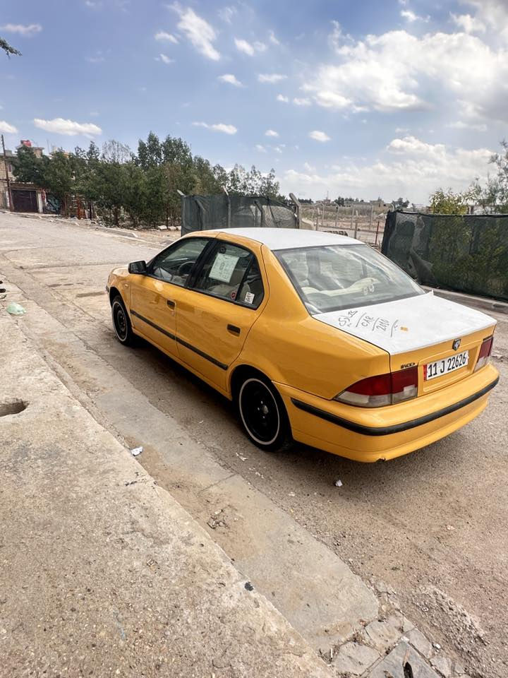 سلام عليكم سمند البيع مديل2010 مصفره هيئه وغرامات تحويل ثاني يوم بيه بس جاملغ خلفي مال صفحت سكن بي صبغ  سياره جهازه تخم تاير خط ابيض كهربائيات كله شغاله لا بيه خياس ولا اي شي  دوشمه جديده سنويه28 المكان بغداد فلكت حي نصر السعر ب30 وبيه مجال حك جيه رقم***********
