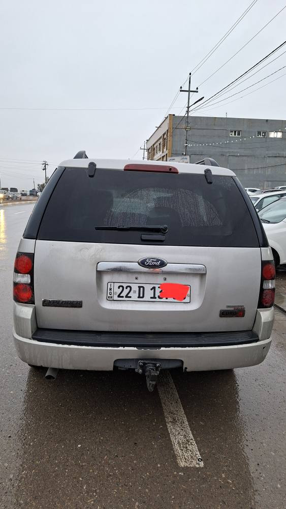 فۆرد اێکس پلۆرەر 2007  
بیلادی سێ مەقتەع
کوشن کارەبا
ناو زەرد
دەبڵ اکسل
تەبرید مەرکەزی
فولە بەس صلایت نیە 
دووپارچەی بوجکی هەیە بێ ناو گرتن پشت و پێش کەپسە  سعری 95 و مەجال 
رەقەم خاوەنی :-  *********** أربيل, العراق
