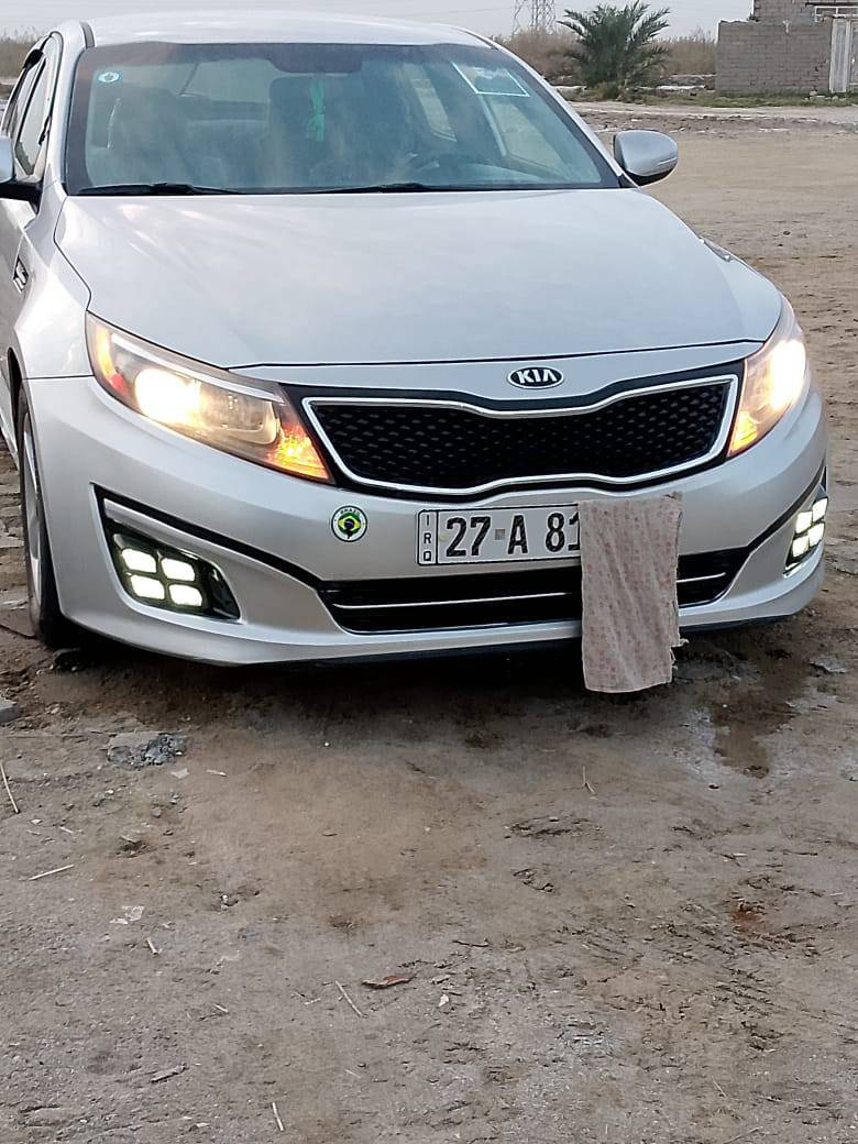 سلام عليكم اوبتيما للبيع ٢٠١٥ سياره جديده ومكفوله من الضربه وتبديل والصبغ عدا رشه خفيفه بلداير الخلفي سياره كارتون مكاني ناصريه للاتصال ***********
