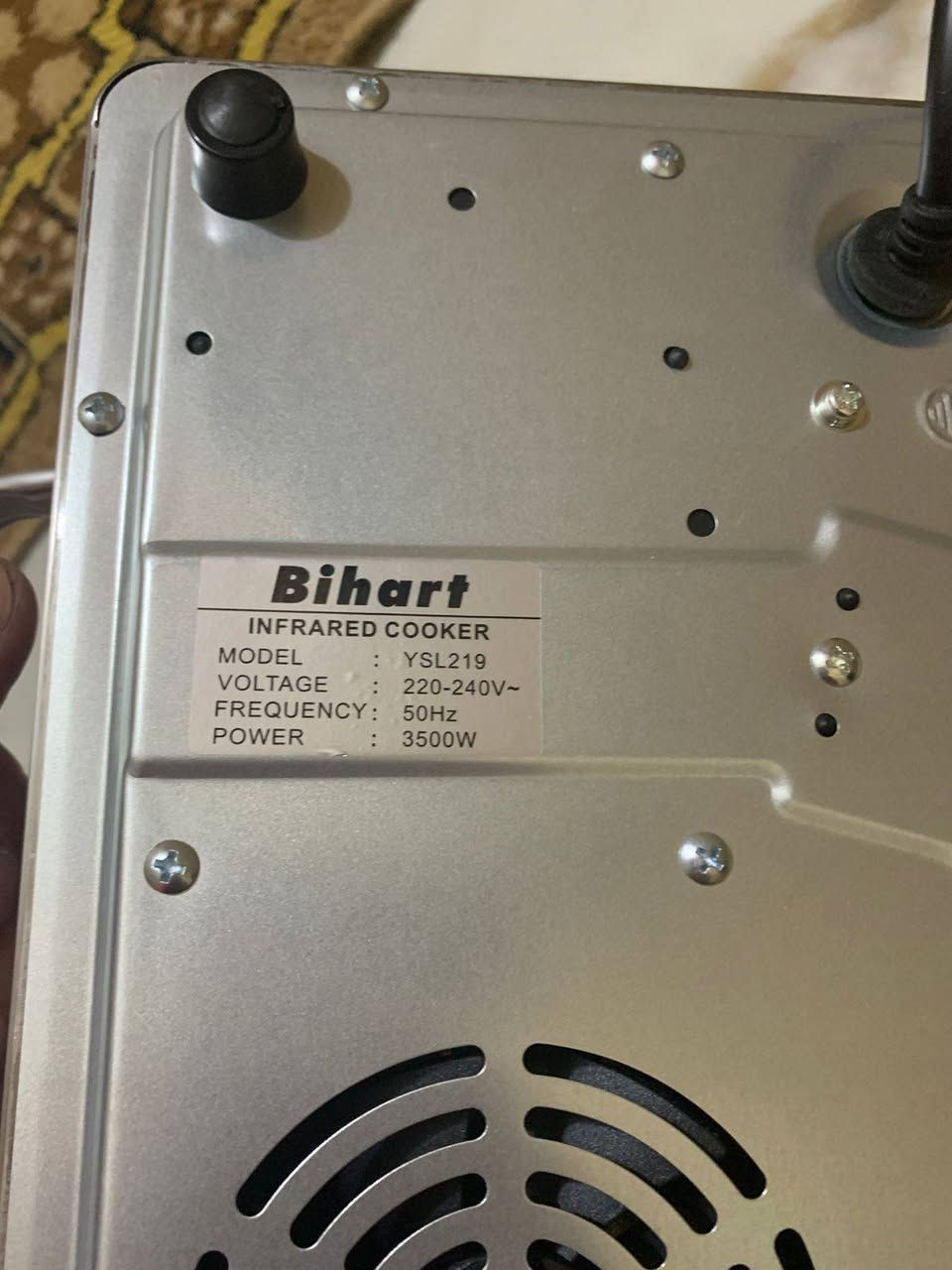 السعر #جوه_السوك_وشرط_نوعيه_راقيه
#٢٠ الف فقط 

#ميحتاج_تصرف_غاز_!

#الطباخ_اليزري_افظل_واسرع
#الحماوه_الاسرع_350W

( #هاذ_الموديل_الاصلي) #الموديل_الحديث

حديد دائري مالته مالته استيل
350 W
نوعيه ثقيله الاصلي


**إذا كنت صاحب هذا الإعلان وتريد حذفه لأي سبب، رجاءا أرسل رسالة إلى الدعم الفني**