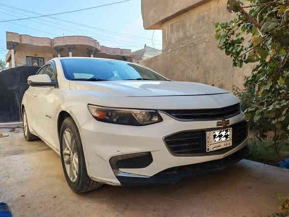 مكلف بلنشر ماليبو كلين بدون صبغ بدون ايرباك
فقط دعاميه مبدل وشبر بارد فوك التايرات الخلفي 
موديل 2018 رقم كركوك تحويل مباشر 
اللون أبيض
مواصفات LT سرعه 160 مو 140 
حجم المحرك 15 تيربو
كير AT المرغوب
ماشيه 118 الف ميل 
حساس تاير عدد 2 ومبخره والباقي فول الفول
كشن كهربائي 
مكاني صلاح الدين بيجي 
*********** السعر 110 وبيها مجال
