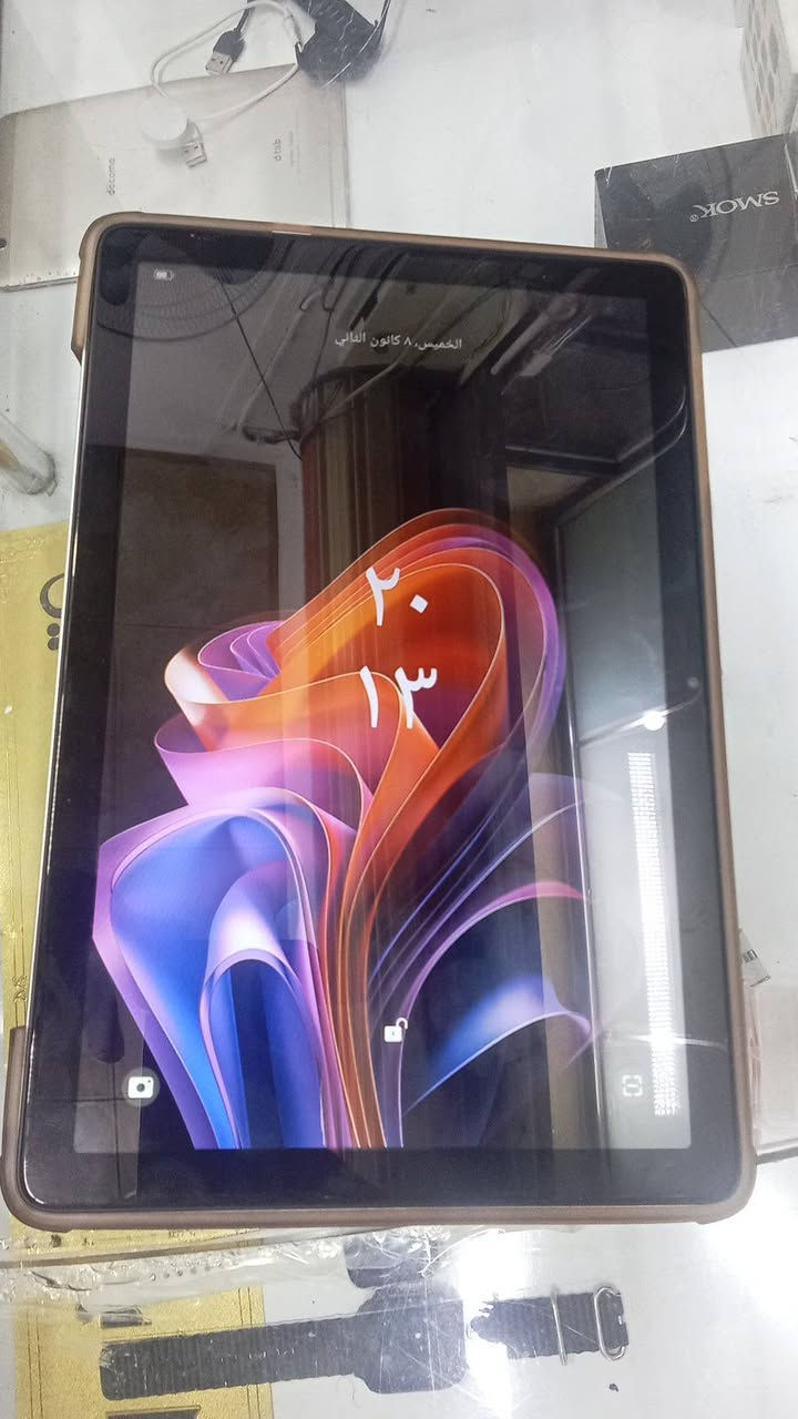 السلام عليكم 
Tap 60 
مساحه التخزين 128
المعالج 8 اساسي ماكس 1.8 غيغاهرتز
ذاكرة عشوائية 4+2
دقه الشاشه 1280×800 
بطارية 5100mAh
لمس سلس 
النظافة 90% 
ما مفتوح 
اصدار 14 Android 
يشغل وضع pc 
العنوان حي المكرمه شارع الطاقه 
وهذا رقمي بي واتساب ***********
سعره 150 وبي مجال بسيط
