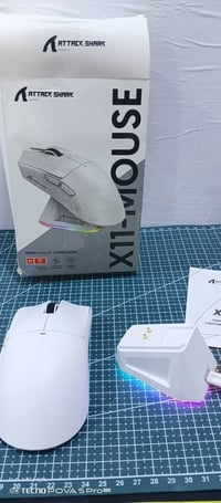 ATTACK SHARK X11 • خفيف 63غ • 22000 نقطة