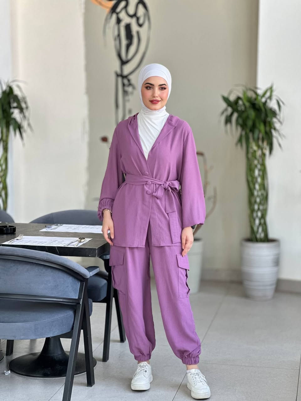 تالقي بااجمل المديلات ❤️‍🔥

سوت 2 قطع + حزام ...🍂🤎

جاكيت+ بنطرون + حزام .......🍂🤎

نوع القماش /  ( للن ليكرا ) 
  
القياسات // 42 - 44 - 46 - 48 
#يوجد توصيل جميع محافظات العراق 🚕
#للحجز والاستفسار ع الخاص 📩


**إذا كنت صاحب هذا الإعلان وتريد حذفه لأي سبب، رجاءا أرسل رسالة إلى الدعم الفني**