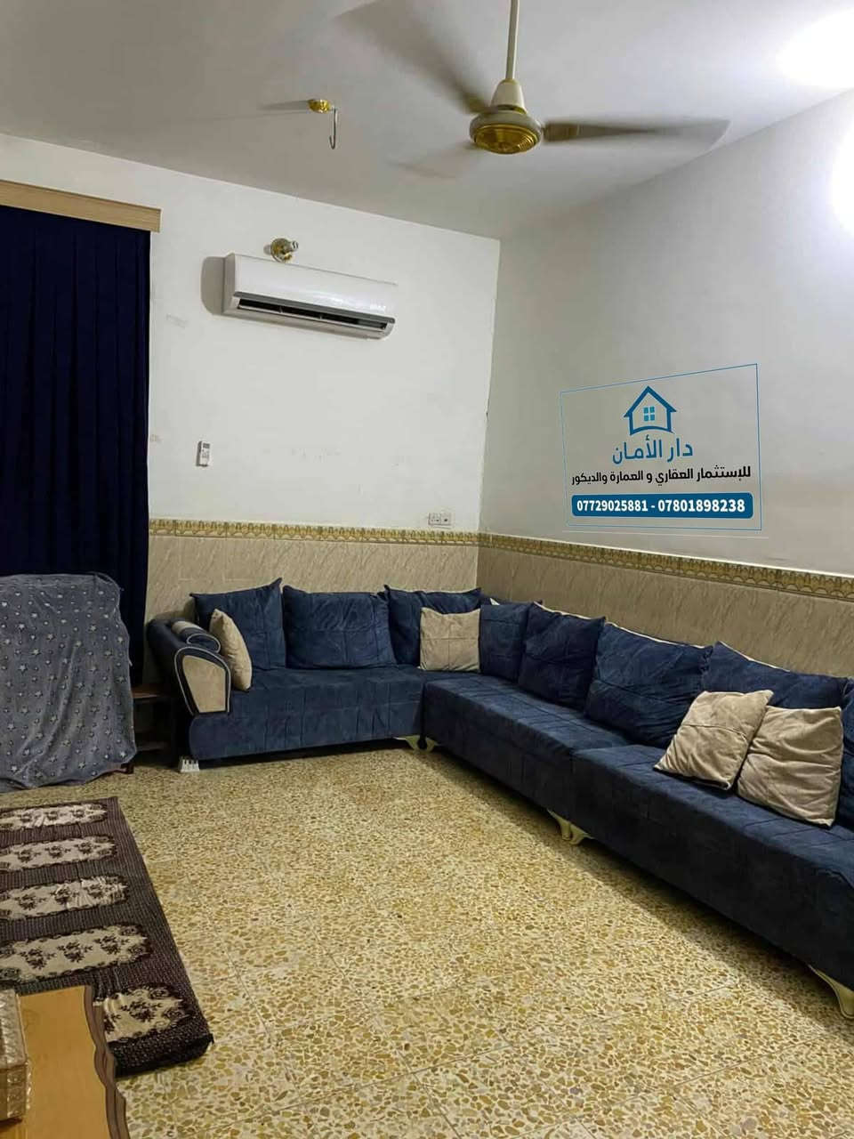 دار 100 متر للبيع 
بسعر جداً مناسب في حي النداء منطقة ال48 
البيت طابق ونصف _ صب كونكريت 
بناء ممتاز نضيف 
السعر 85 مليون وبي مجال 
#بيع_مستعجل

مستعدين لنشر كافة عروضكم على صفحتنا 
لمعرفة باقي التفاصيل يرجى زيارة المكتب 
او الاتصال بالارقام التالية واتساب حصرا
 ***********
 *********** 
عنوان المكتب #حي_الغري_شارع_مجمع_العين 
مقابل #حسينية_الإمام_علي_ع 
#عقارات_النجف_مكتب_دار_الأمان_للعقار .
