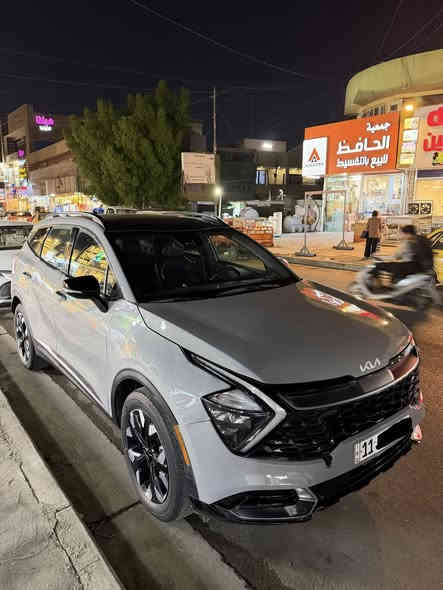 سبورتج 2023 اكس لاين
ماشيه30 
دخول جديد  رقم بغداد
المواصفات
1بانوراما
2 بصمه ابواب وتشغيل وصندوق
3 جنطه كهرباء
4 شاشه كبيره ايباد عل طول دشبول 
5لدات نهاري هيلوجين
6كراسي جلد
7كراسي كهرباء 
8تحكمات فول 
9مرايه داخليه عاكسه للضوء وبيها بوصله
10 ترحيب عند الاقتراب
11شاحن واير ليس
12هند بريك بصمه
13اوتو هولد
14 حساس امامي
حادث السيارة بيه صبغ بابتين وبنيد 
الاستفسار ***********
