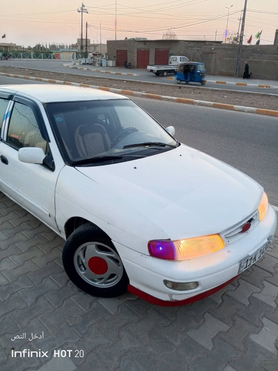 السلام عليكم
للبيع كياا سيفيا 1995
كير اوتماتيك رقم بغداد مشروع وطني 
تبريد ثلج  مصبوغه حزام جماليه 
دواخل جديد حداديه امامي خلفي جديد ترايك وين ماتريد 
تخم تاير جديد كهربئيات كله شغاله عل وضع الشركه 
سياره حلوه ومال جناي السعر 35 وبيها مجال بسيط 
مكينه  مسكر كير ومكينه جديد 
مكاني بابل الشوملي 
الاستفسار ‏‪***********‬‏

