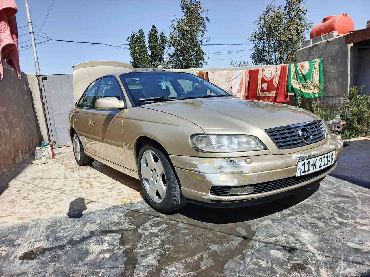 اوبل اوميكا بدون ضربه 2002
سته سلندر بلادي السياره فول للاخير تراي مال زيرو برده
كهرباء كشنات جلد داخل بيجي بلاد جلد تدفئة
شاشه ابل كار بلي تخم تاير جديد ويل بلادي
لون ذهبي وصبغ جماليه سيارة بلاديه وحلوه
سعر 55 وبيه مجال او مراوس حسب القناعة 
عنوان واسط قضاء الحي 
رقم ***********  غير متواجد على الفيس
