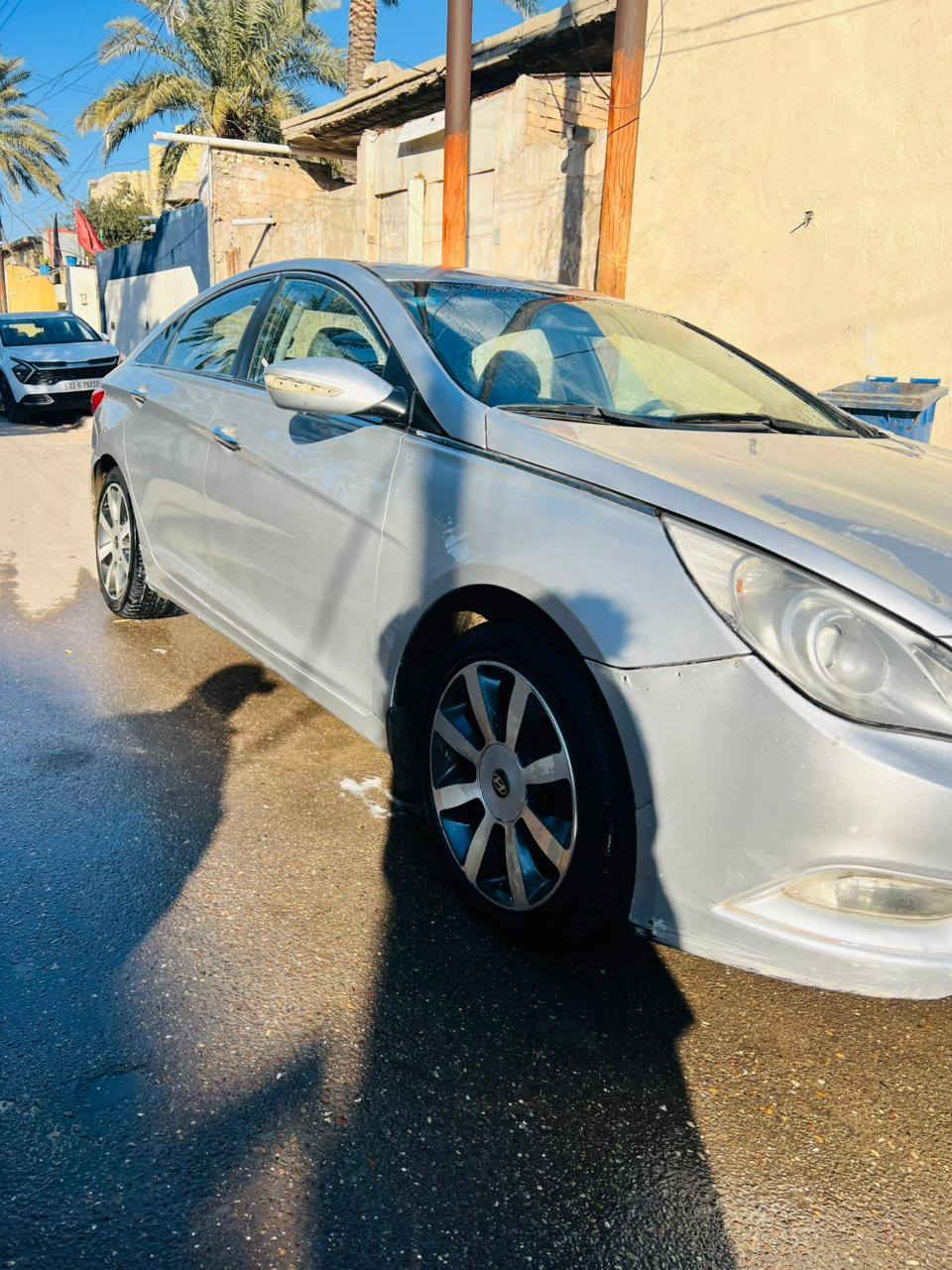 سلام عليكم سوناتا 2011 خليجي مصبوغه عام اثر جراد حادثها فقط جاملغ بدون دواخل لا شاصي ولا لغد # مكينه دوش ٢٤٠٠ بيه خيط بخار كير جديد حداديه جديده تبريد شغال كشن كهربائي كشن تدفئه تبريد قطعتين تبريد مكانها بغداد سعر 80  قفل ***********
