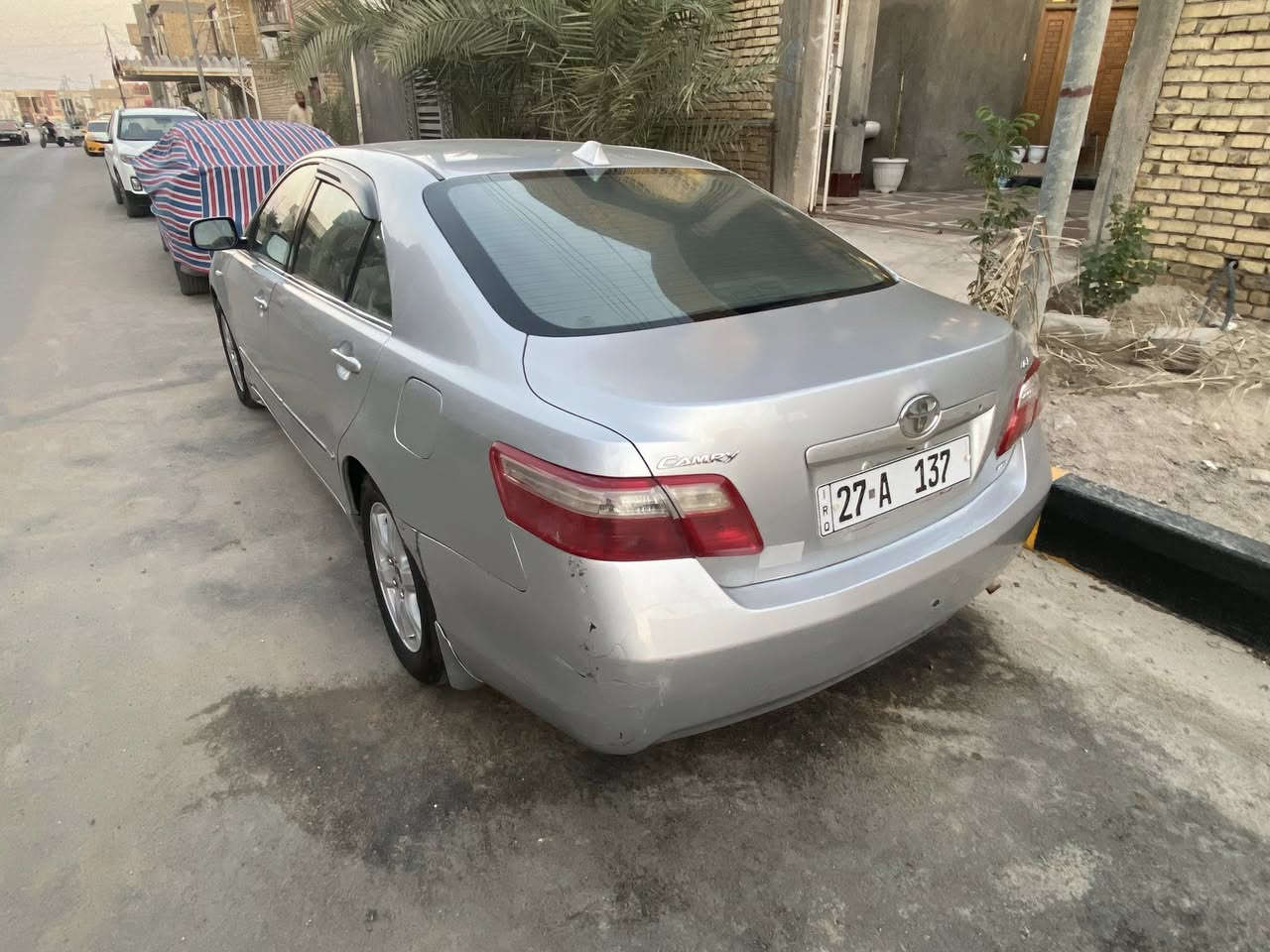 كامري ٢٠٠٧ خليجي رقم مميز ١٣٧
بيها الجاملغ الامامي الايسر مبدل والجاملغ الخلفي نصه مصبوغ 
السيارة كير مكينه تبريد يخبلن 
السعر ٩٧ $ وبيها مجال وترهم مراوس بجارجر ٢٠١٢ 
📍ناصرية مركز 
📱 ***********
