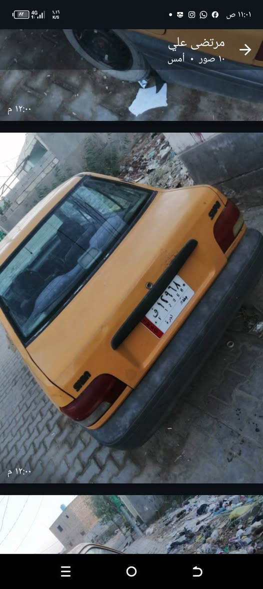 سلام عليكم اخوان سايبا للبيع تصقيط رقم بغداد بدون مكينه كير الايتات بور موجودات شواصي مكفولات حدادية 70 بالمئه بدي بلاد فقط جاملغ الكدام يريد تصفا وبية اخياسات بالدوس سعره 4اوراق موديل 11قرب عمارات زيتون ***********ديوانية
