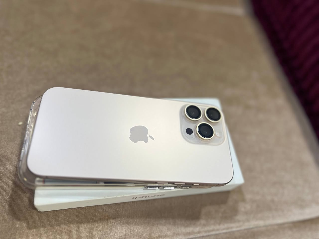 السلام عليكم
🔴 للبيــع ايفون 16 برو ماكس لون ذهبي .

بطارية 100 ٪

شرق اوسط ضمان ماستر .

بعدة ب الضمان .

ملحقات كاملة .

استخدام شخصي فقط وقليل .

💲 السعـر خـاص الناصرية مركز


**إذا كنت صاحب هذا الإعلان وتريد حذفه لأي سبب، رجاءا أرسل رسالة إلى الدعم الفني**