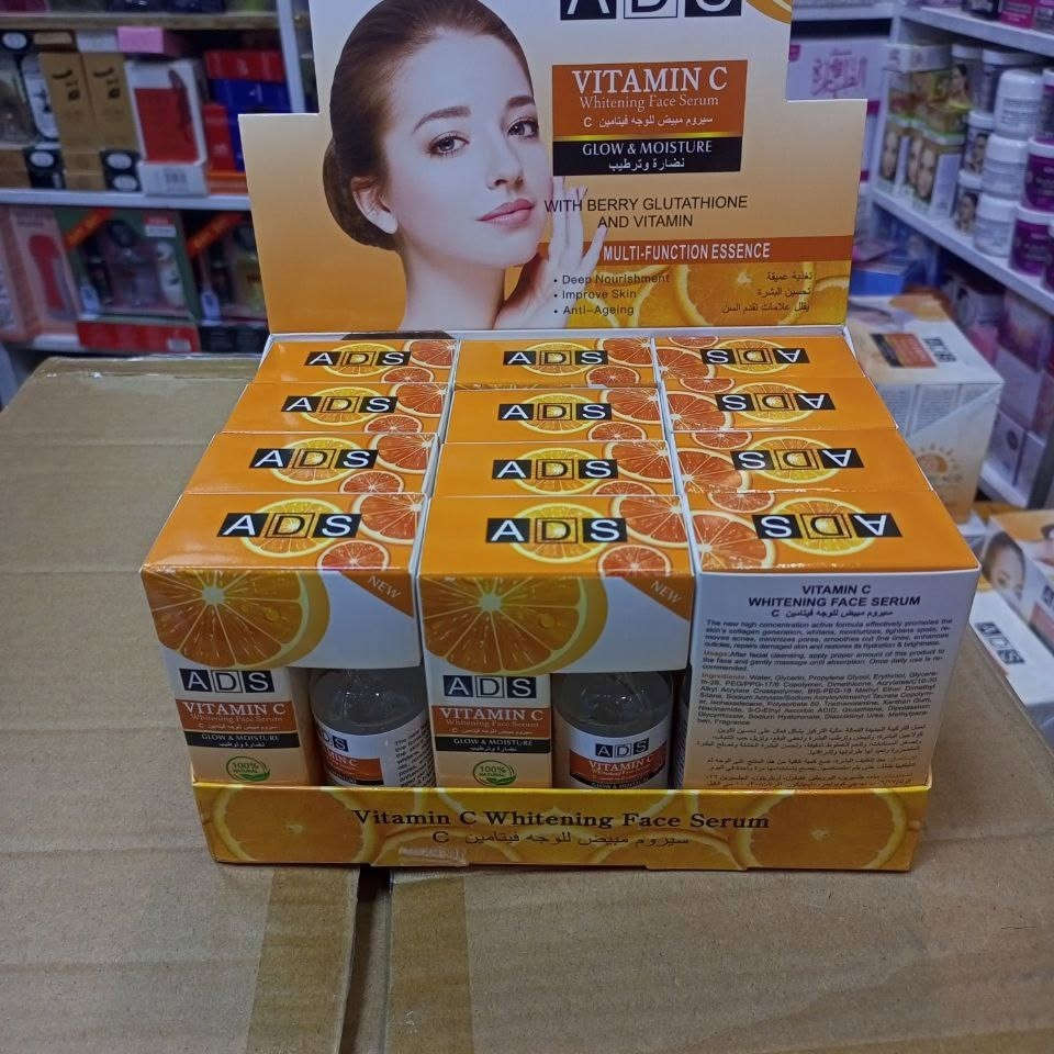 سيروم فيتامين سي للوجه (ADS Vitamin C Whitening Face Serum)
​ يمنح بشرتك توهجاً طبيعياً، يرطب بعمق، ويحارب علامات تقدم سن البشرة بفضل تركيبته الغنية بحمض الهيالورونيك والجلوتاثيون.
ضعي بضع قطرات على بشرة نظيفة ودلكيها بلطف حتى الامتصاص لتعزيز نضارة وجهك
#بوتيك_الفراشة #اكسبلور#مواد_تجميل


**إذا كنت صاحب هذا الإعلان وتريد حذفه لأي سبب، رجاءا أرسل رسالة إلى الدعم الفني**