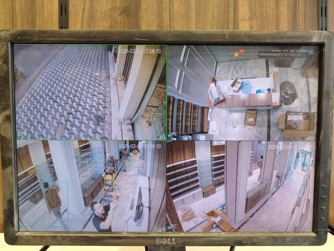 موقع عمل رقم 096
♦️تم تأمين " كاكه امين & كاكه عمر " للالبسة الرجالية
♦️بمنظومة كاميرات نظام (ip) عدد (4) بأعلى المواصفات 
                           🔸شعارنا🔸
#جودة_العمل▪️ #سرعة_الانجاز▪️ #اتقان_التنفيذ
--------------------------------------
                  نتابع معكم جودة ما نقدمة لكم
                             تفاصيل العمل :-

♦️ منظومة كاميرات نظام ip من شركة Dahua  

♦️ كاميرات خارجية Dahua عدد ( 4 ) دقة وضوح 8MP 

♦️ ربط جهاز تسجيل NVR Dahua 8ch 4k 

♦️ تركيب هارد خزن سعة 1TB نوع Segate ضمان سنة

♦️ نوع الكيبل المستخدم Blue storm CAT6 

♦️ طريقة التسليك ⬅️  دفن مخفي ➡️

♦️ تم تجهيز مواد العمل من " حسن لكاميرات المراقبة " 

♦️ تقنية التصوير الملون full color لد وصوت

♦️ الكاميرات بزاوية رؤية 2.8mm تدعم تسجيل الصوت
---------------------------------------
مستعدين لتنفيذ المنظومات ادناة

♦️منظومات كاميرات المراقبة CCTV 
♦️منظومات الإنترنت Network System
♦️منظومات الصوت Sound System
♦️منظومة الانذار المبكر عن الحريق Fire Alarm 

---------------------------------------
من اجل خلق مجتمع امن وذكي وللحد من الجرائم وعمليات السرقة وتوفير حماية للممتلكات الخاصة والعامة
               ((((في محافظة ذي قار - الناصرية ))))) 
مستعدين لتنصيب وصيانة كاميرات المراقبة في ( المنازل / المحال التجارية / الشركات / المدارس / المشاريع / المعامل / الدوائر الحكومية )
بوجود كادر هندسي وفني احترافي متخصص وبأسعار مناسبة

متمرسين علئ كافة انواع الكاميرات نظام ip + انلوك
( Dahua /Hikvision / Aswar / XVision / HiLook / Unv /ezviz / Axsis/ Samsung / tindy)

1)تنصيب وبرمجة وصيانة كاميرات ip + انلوك
2)تنصيب وبرمجة وصيانة وتحديث  اجهزة NVR + DVR
3) برمجة ونصب الكاميرات المتحركة PTZ
4) برمجة ونصب كاميرات ال WiFi وربطها علئ الهاتف
5)نصب وبرمجة كاميرات التقاط ارقام السيارات ANPR
6) برمجة وادارة ستورجات الخزن  وسستمة المنظومات والمشاريع الكبيرة 
7) برمجة النانوات وربطها لنقل صورة الكاميرات لمسافات بعيدة P2P
8)تأسيس وتسليك وتفييش جميع انواع الكيبلات RG45 و BNC وبكافة الطرق ( ترانك / بوري / فلكسيبل / دفن / ظاهري) 

للتواصل معنا :
فيس بوك : القمة لتنصيب وصيانة كاميرات المراقبة
واتساب : ***********
انستكرام : alqama.97

-------------------------------
 #القمة_لكاميرات_المراقبة #cctv_iraq #cctv_camera_installing #تنصيب_كامرات #كاميرات_مراقبة_منازل #كاميرات #كاميرات_المراقبة #كاميرات_متحركة #كاميرات #فني_كاميرات_مراقبة #dahua #dahuatechnology #dahuamena #hikvision #hikvisioncctv #hikvision_cctv
#Aswar #unv #العراق #الناصريه #ذي_قار #شارع_الامام_علي #حي_الشهداء #جا_غير_هي_الناصرية #جا_غير_احنه_ولد_الناصريه #الناصرية_الان #تركيب_كاميرات_مراقبة 
 Hilook Distributor in Iraq     Aswar Academy  شركة شمس المعرفة Dahua Technology  MENA   شركة المشكاة  المشكاة    AL-NABAA  Hikvision 4K هيثم عباس ركن التقنية للحلول التكنولوجية ***********  Thi Hikvision  CCTV     مجموعة زوم العدسة    شركة الليث ذ.م.م  Dahua Technology MENA  Saudi   شركة رؤيا بابل للحلول الأمنية  Dahua Technology   Aswar r الكهف لكاميرات المراقبة وشبكات الإنترنت  لكاميرات المراقبة وشبكات الإنترنت  لكاميرات المراقبة وشبكات الإن 
علي عبد الله   AHMED MUNEER Techno
Hikvision  Ezviz Distributor in lraq
