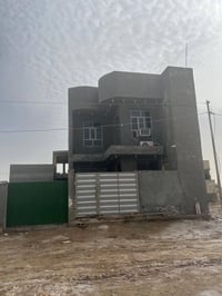 (عقار للبيع ) مشتمل طابو صرف طابقين مع قطعة ١٥٠م الموقع حي الحرية الاو...