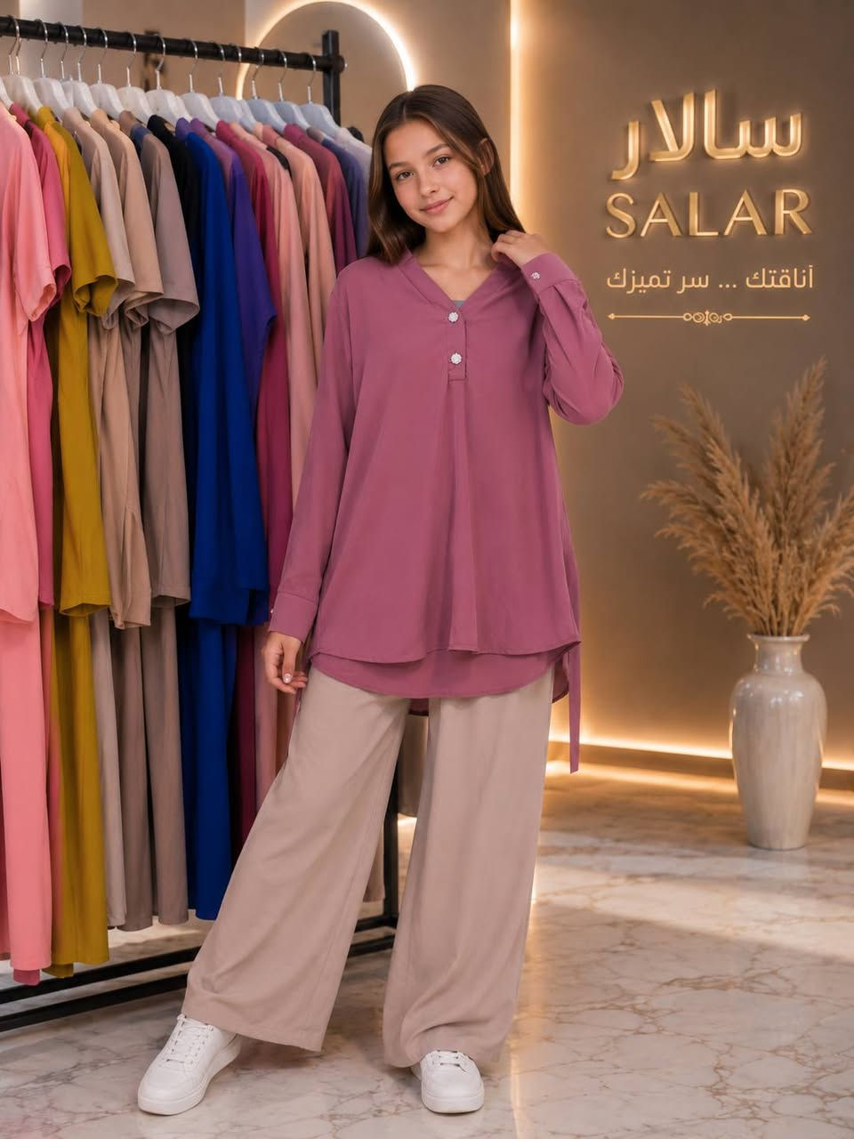 سوت تركي بناتي – أناقة وجودة بأسعار الجملة! ✨
👧 مناسب للأعمار من 10 سنوات إلى 16 سنة
💥 سعر الدرزن: 60,000 دينار فقط
📦 متوفر الآن بكميات محدودة.
📲 للطلب والاستفسار (واتساب): ***********
لا تفوتوا الفرصة، جودة تركية وسعر منافس يناسب الجميع. 🌸
