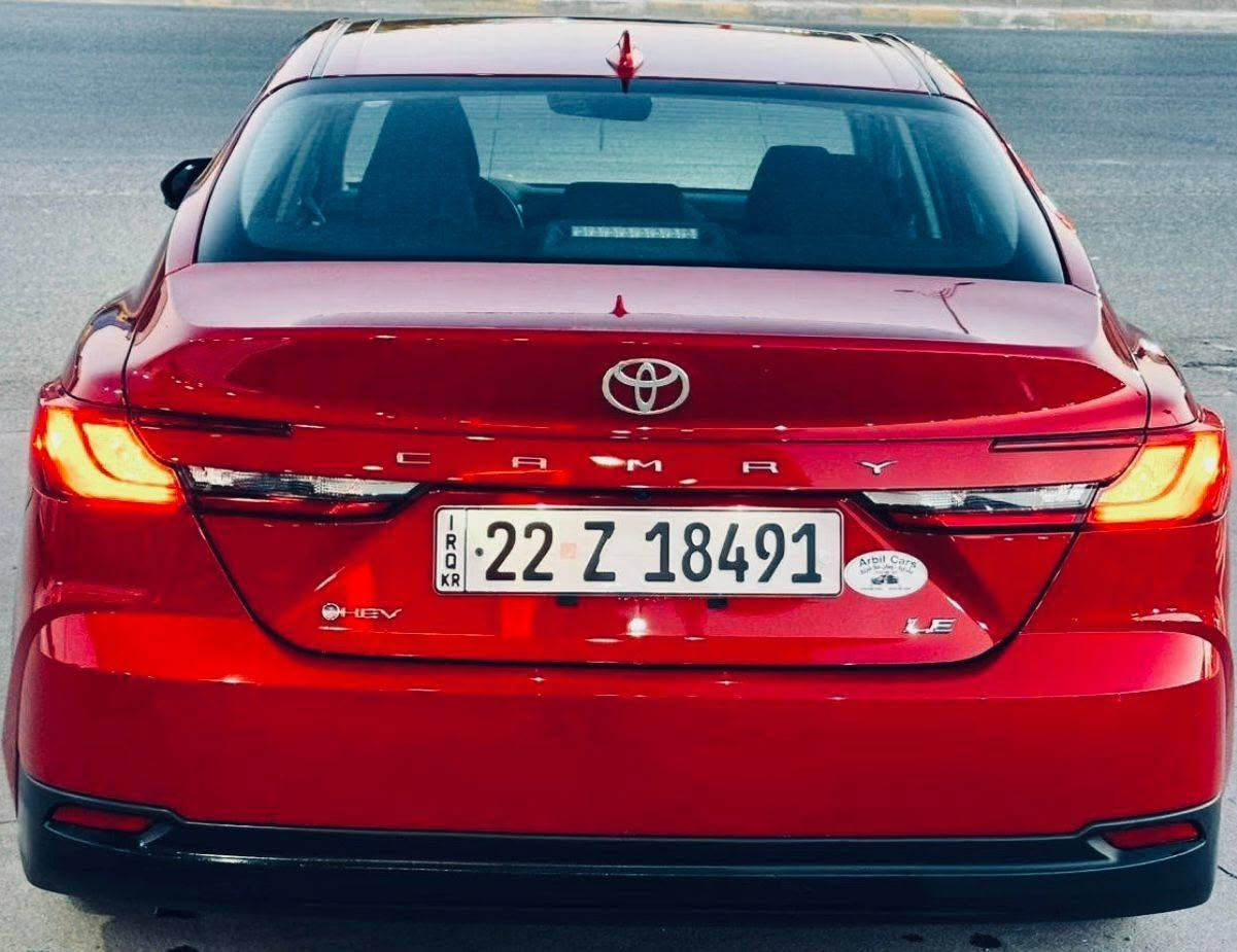 Toyota Camry Hybrid  LE  2025

تويوتا كامري هايبرد 2025 ) بانزين وهايبرد

اللون :- احمر❤️❤️❤️‍🔥❤️‍🔥

الموديل 2025

السياره مرقمه اربيل - رقم و سنويه هزه جديده لحد 2030

المحرك 2500cc 

الحادث - بنيد صبغ 
تعديل بل البراكيت

ايرباك استيرن 

 👇🏻👇🏻👇🏻المواصفات👇🏻👇🏻👇🏻

• شاشة كبيرة

• كاميرا خلفية

• حساسات خلفية

• رادار امامي

• مانع تصادم

• تصحيح مسار

• مثبت سرعه

• مانع انزلاق

• استيرن متحرك

• تدفئه مقود

• نقطة عمياء

• مانع تجاوز

• حساسات مانع تجاوز

• بصمة تشغيل

• بصمة أبواب

• دخول ذكي

• شاحن ويرلس

• اضوية اماميه زنون LED

• اضوية خلفية LED

• ليد زنون نهاري

• ويل قياس 18

• نظام ECO + TRIP

• نظام GPS + خرائط

• 3 أنظمة قياده ECO / Normal / Sport 

• اوامر صوتيه

• بلوتوث

• مدخل USB + AUX

للتواصل *********** 

السعر 19800$$

العنوان بغداد زيونه بغداد, العراق

