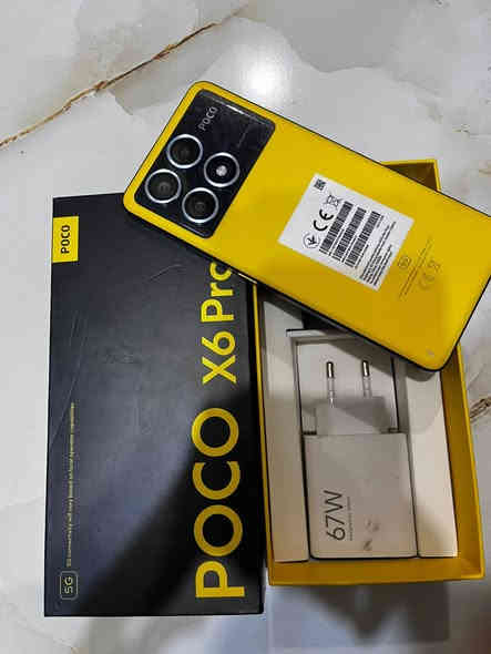 سلام عليكم  جهاز بوكو اكس 6 برو 5 جيي
نضافته100/99 نضيف كلش زلغ مابي

ذاكره 512 عشوائية 24 يعني فول 

كامل ملحقات كلهن شاحنته 67 واط الاصليه مالته نص ساعه يفولل

ببجي 90 فريم شرط 

للبيع او مراوس سعر 265 قفله  من الاخير
تواصل واتساب فقطط ***********

مكاني رميثه
