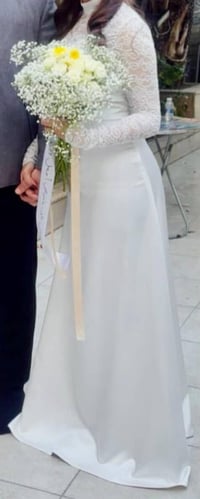 فستان للبيع تصميمي الخاص تركي قياس ميديم و سمول لان ليكرا و بي سحاب مخ...