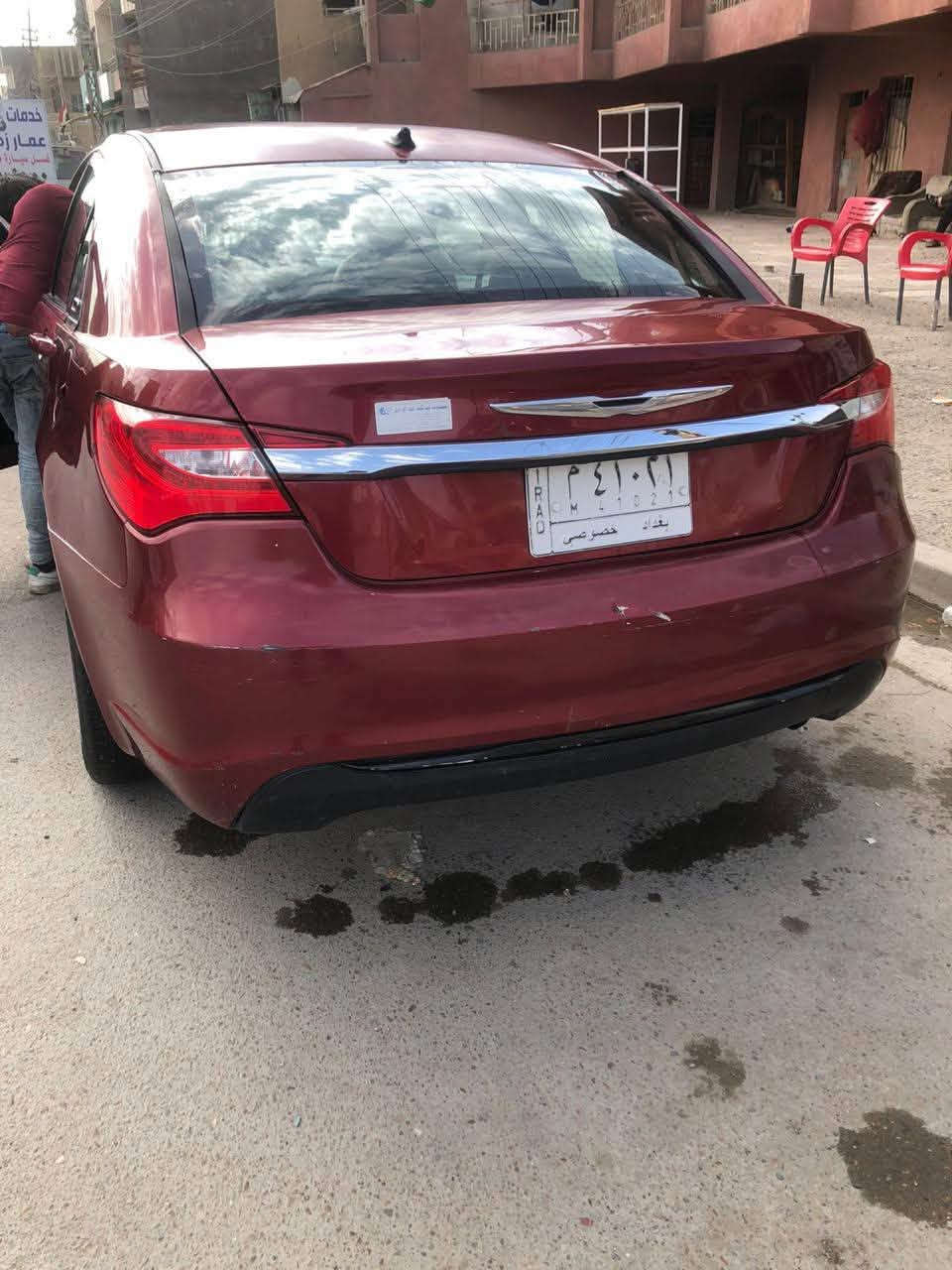 بغداد بسمي تحويل نفس اليوم
السياره ٤ سلندر ٢٤٠٠ 
بيه منظومه زنون 
تحكمات ستيرن 
كشنات جلد داخل احمر 
تدفئه تبريد منظومه كامله جديده راديترات جديده باتري جديدي 
تخم تاير جديد بيه نوقصات بصيطه 
حداديه جديده
كير مكينه كفاله 
حادثه جاملغ خلفي وباب بدون دواخل بدون شواصي مع رش التكمه الايسر للتوحيد الون 
سعره ٧٣ وبيه مجال 
مكانه بغداد البلديات شارع المصرف 
رقم الهاتف ***********
