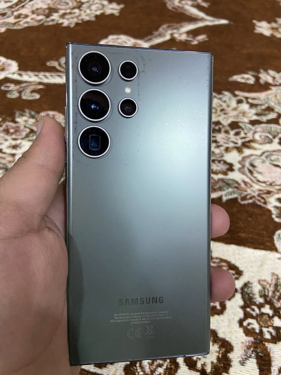 سلام عليكم للبيع موبايل إس ٢٣ ألترا شرق اوسط دبل شريحة نضافه ١٠٠ /١٠٠  أبو كرت الشاشة ضمان عين الفهد مكاني نجف اتصل عل رقم ***********
