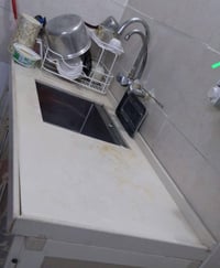 مرمره كوارتز • حوض ستانلس • مفتوحة