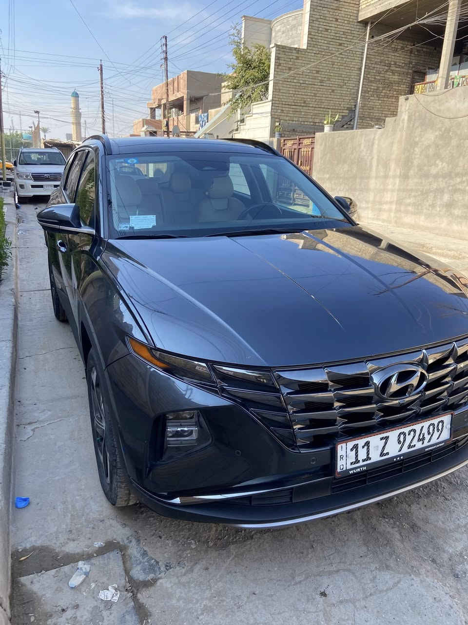 سلام عليكم توسان موديل 2023 فول مواصفات لمتد رقم بغداد ماشيه 50Km سيارة حادثه جاملغ الخلفي وباب الصندوق وبيه 3 قطع كلير من امريكا بدون دواخل ولا ايرباك السعر 194 وبيه مجال للشراي مكاني بغداد المشتل ***********
