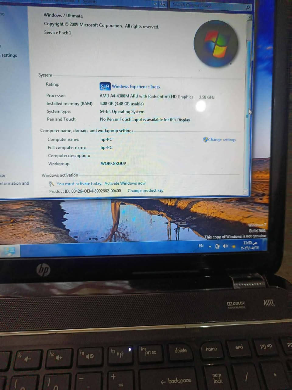 السلام عليكم اخوان لابتوب نوع hp للبيع تفاصيل مواصفات منزله صور للعلم بطاريته وقفت فقط يرادله بطاريه سعرها تقريبا 20الف  سعر اللابتوب 150الف وبيه مجال كلش بسيط مكان جلولاء


**إذا كنت صاحب هذا الإعلان وتريد حذفه لأي سبب، رجاءا أرسل رسالة إلى الدعم الفني**
