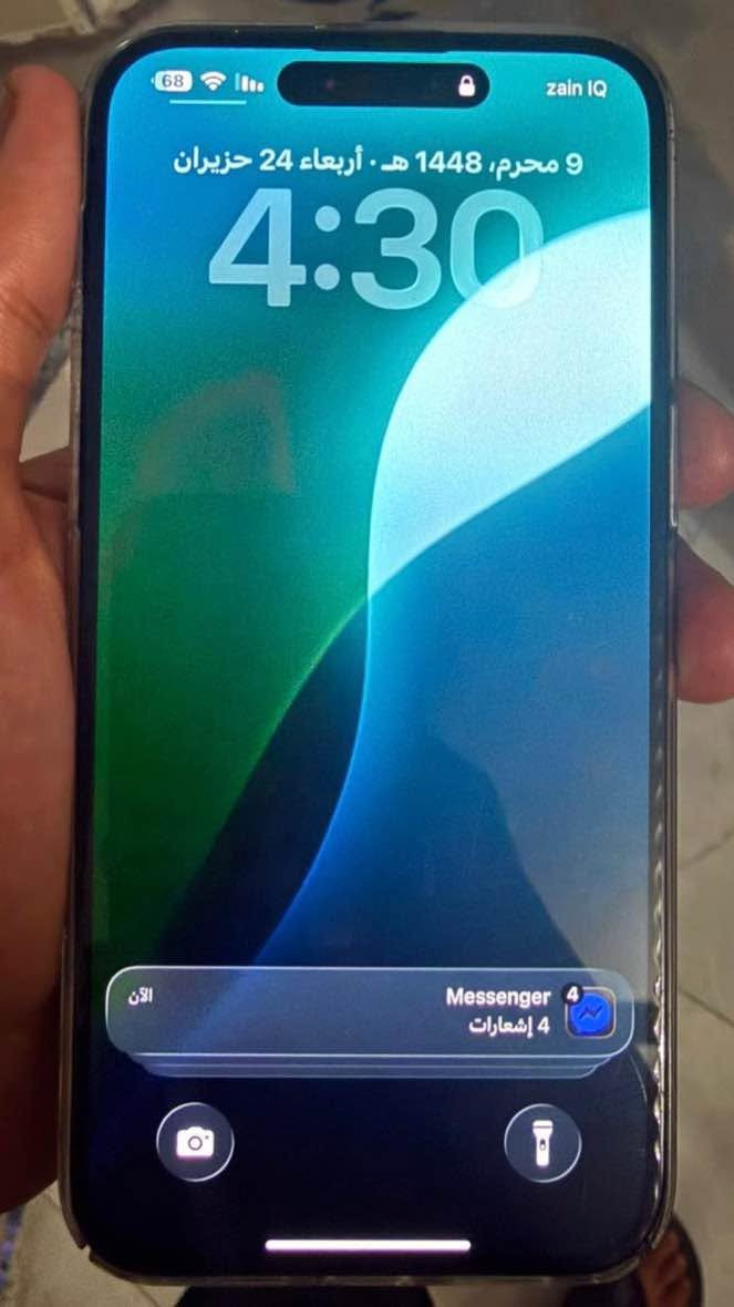 ايفون 15برو ماكس ماستر ماستر AA/A ذاكرة 256 
بطاريه 77شحن فولل 
جهاز نضيف كلش ما مفتوح ولاداخل تصليح 
بس بي خدوش اصلان ما مبينه واصلان متنحسب فه لتوضيح 
سعر 850 الف 
مكاني بغداد سيديه بغداد, العراق


**إذا كنت صاحب هذا الإعلان وتريد حذفه لأي سبب، رجاءا أرسل رسالة إلى الدعم الفني**