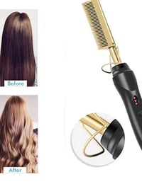 مشط كهربائي • للنساء والرجال • للحية