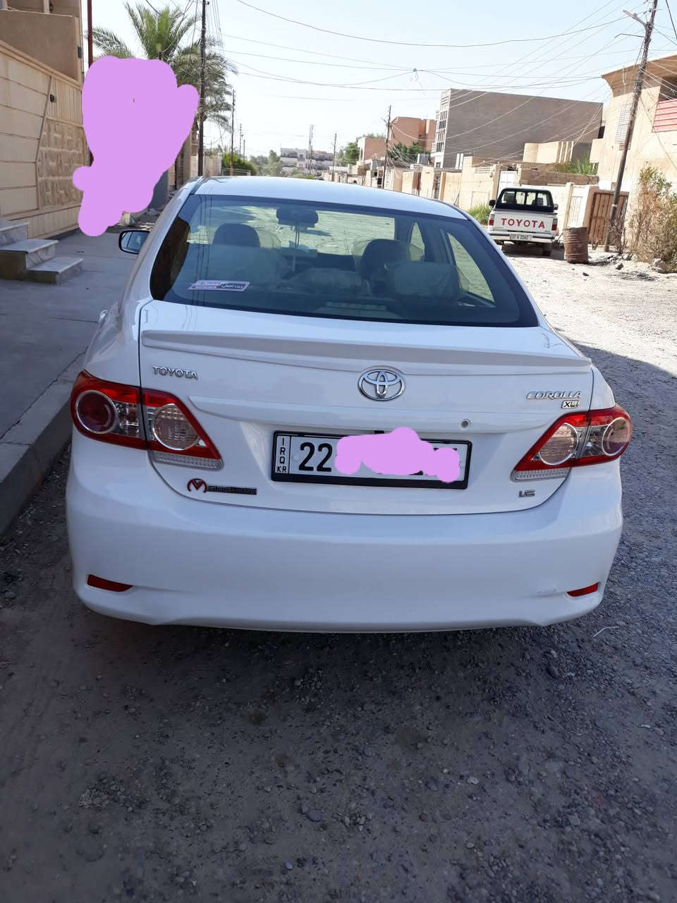 بسم الله وصلاة وسلام على محمد(صل الله عليه وسلم) السلام عليكم ورحمة الله وبركاتو  تويوتا كورلا موديل 2013 شركة عامة (اخت الزيرو) 
ماشية 128الاف حقيقي شرط الفحص 
محرك 1600 كير و محرك المرغوب  سيارة كفاله عامه السونار مع صور لا ضربة لا تبديل ولا صبغ سياره بعد جديد محافظين عليه استخدام شخصي ما متعوبه  سياره  غراض كله على شركه رقم اربيل جديد  
مكاني تكريت القادسيه
الشراي يتصل ***********
