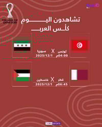 🏆تنطلق اليوم منافسات بطولة كأس العرب قطر 2025 وسط أجواء كروية منتظرة ح...