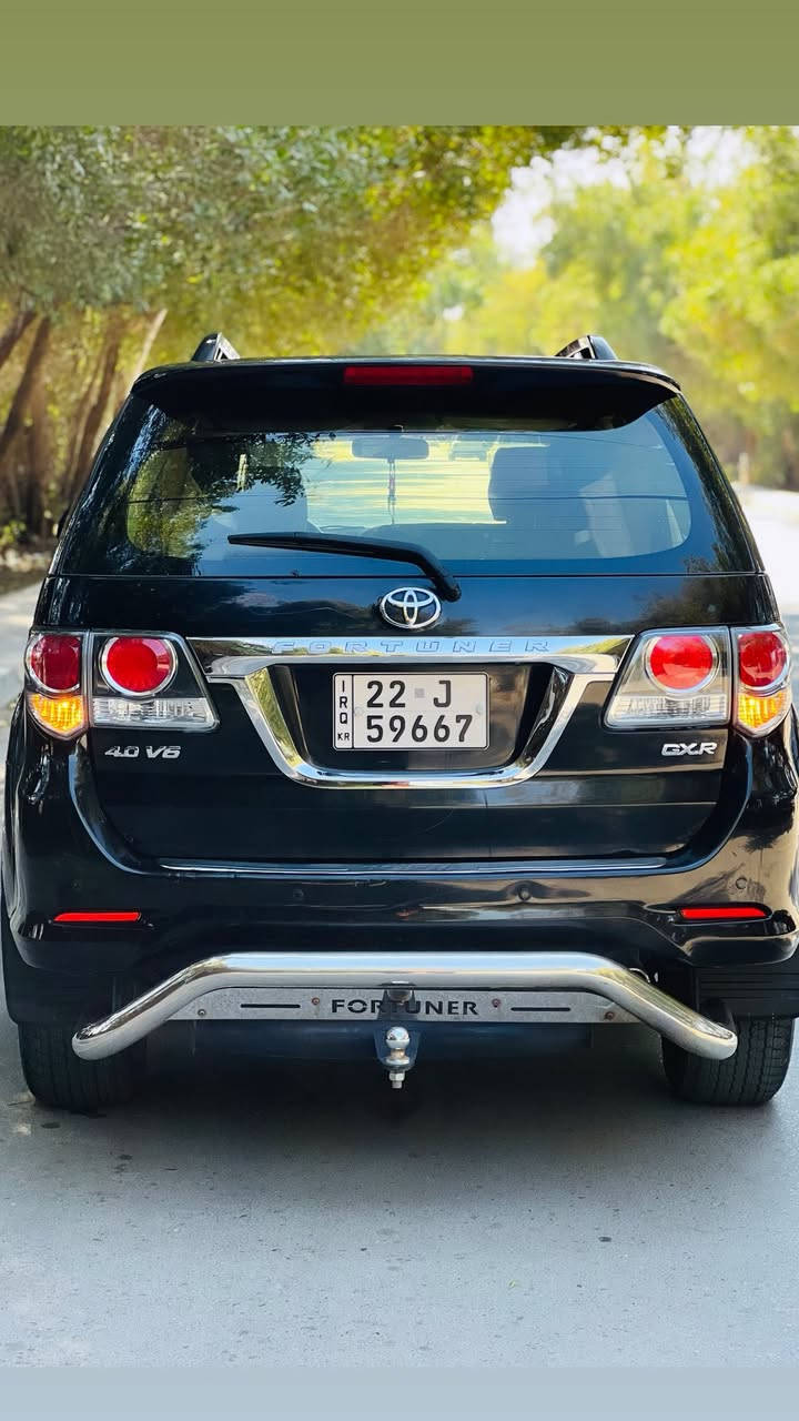 تويوتا فورتشنر 2015 V6
مكفوله كفاله مابيها لا صبخ لا بارد لا تبديل 
محرك كير بدون فتح V6 4.0 عنوان نجف الاشرف 
سعر 220 وبيه مجال  ***********
