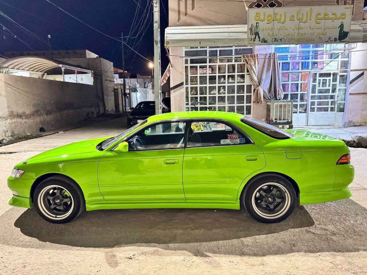 مارك 1994 جاهزه مكينه وكير وحداديه كلشي على بلادي
صبغ عام جماليه كفاله السياره رقمه بصره عليهه ويل رياضي اصلي لونه تفاحي مميز مكينه VVT كلشي شغال بسياره حتى مري شفط سنويه 2028 تخم تايرات متعوب على سياره كلش هواي وصارف عليه غرفه جديده  جديد رقم ***********
