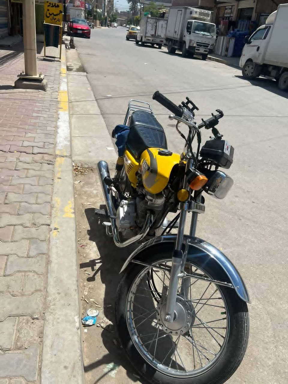 سلام عليكم دراجه نامه موديل ٢٥ مكفوله من كلشي اصوليه الدراجه كامله كهرباءيات كامله محرك مكفول الدراجه بعدها بحاله الوكاله عنواني بغداد اعضميه السعر ٦٥٠ وبيها مجال قليل *********** هاذ الرقم بس واتساب مابي راصيد راسلني و بيك خير و تدلل
