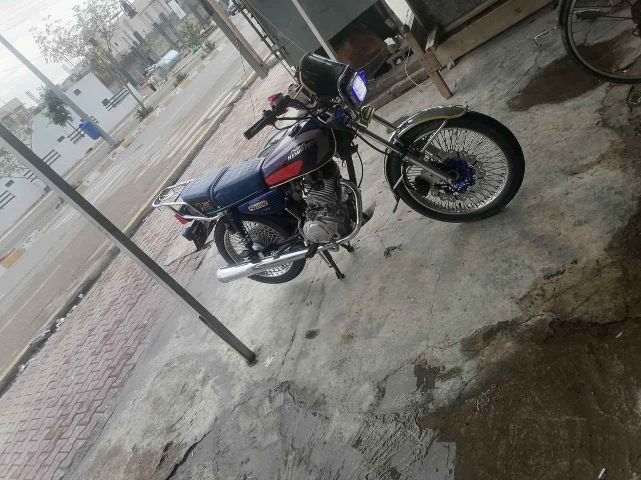 السلام عليكم دراجه للبيع نامي برو 5 كير موديل 25 محرك ستندر صلنصه كاتم السعر 700 بيها مجال حك الجيه مكاني جلولاء  اتصل ***********
