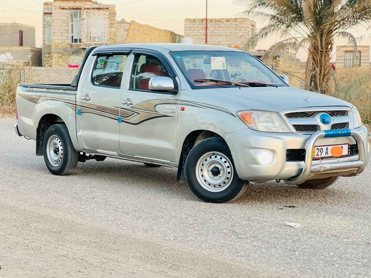 بيكم تيوتا هايلوكس 2006 السياره جديده كلش 
كفالة من الضربه والتبديل مكينه كير حداديه جديده 
تخم تاير جديد تبريد 🥶+تدفئه 🔥كهربائية كله شغاله شاشه ارضيه وكشنات جلد السياره مسويله ادامه من الدعاميه للدعاميه ماذب عليه ربع رقم واسط دولي باسمي سنويه مجدده مشروع وطني تريد تحويل تريد وكاله السياره جاهزه مال جناي 
الشراي يتصل 
***********
***********
