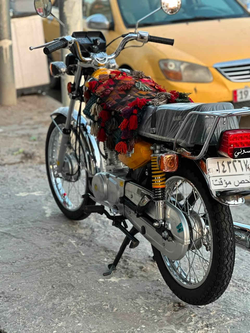 سلام عليكم دراجة 🚴‍♀️ أربعه4️⃣للبيع دراجه جديده بمعنه الكلمه نضيفه كلش موديل2023طالعه بل2024وكيله أحمد شهاب مكان كربلاء متواجد بس تصال***********📞☎️
